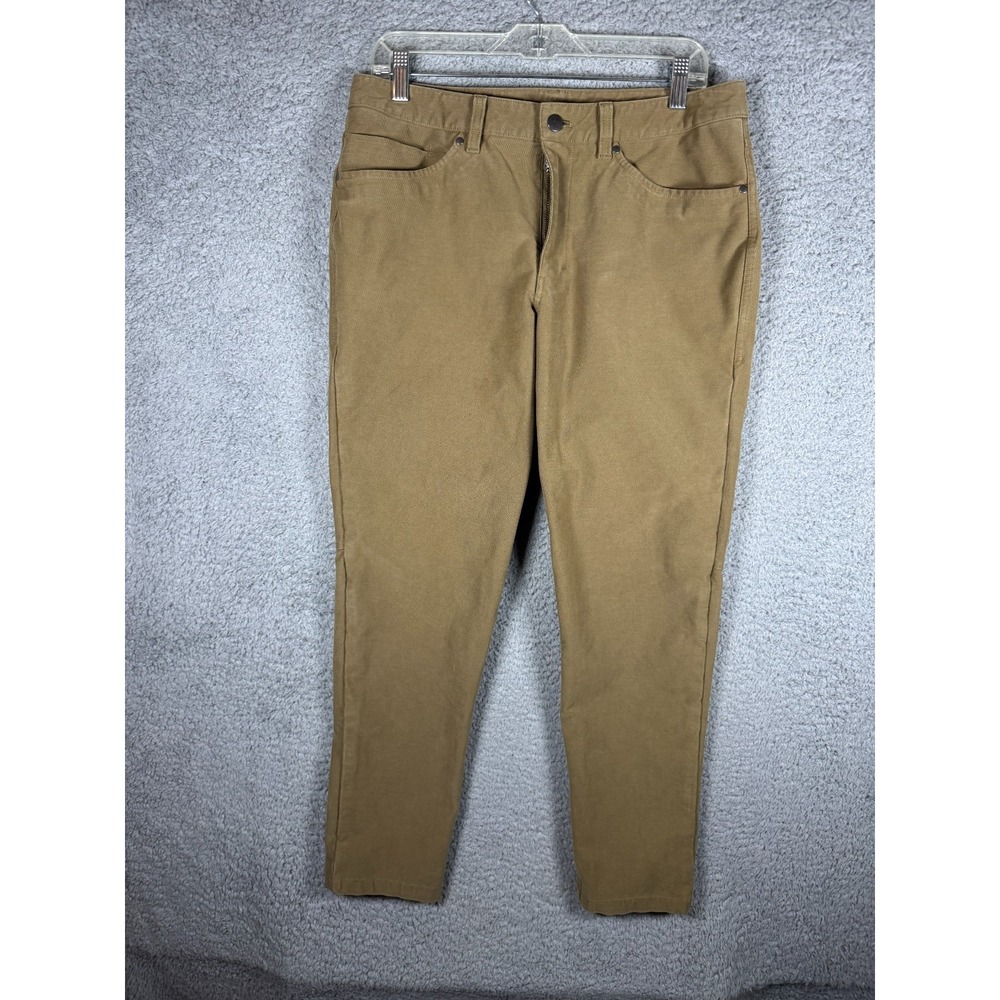 Lululemon ABC Classic-Fit 5 Pocket Pant Warpstreme Artifact Brown Men 37x29